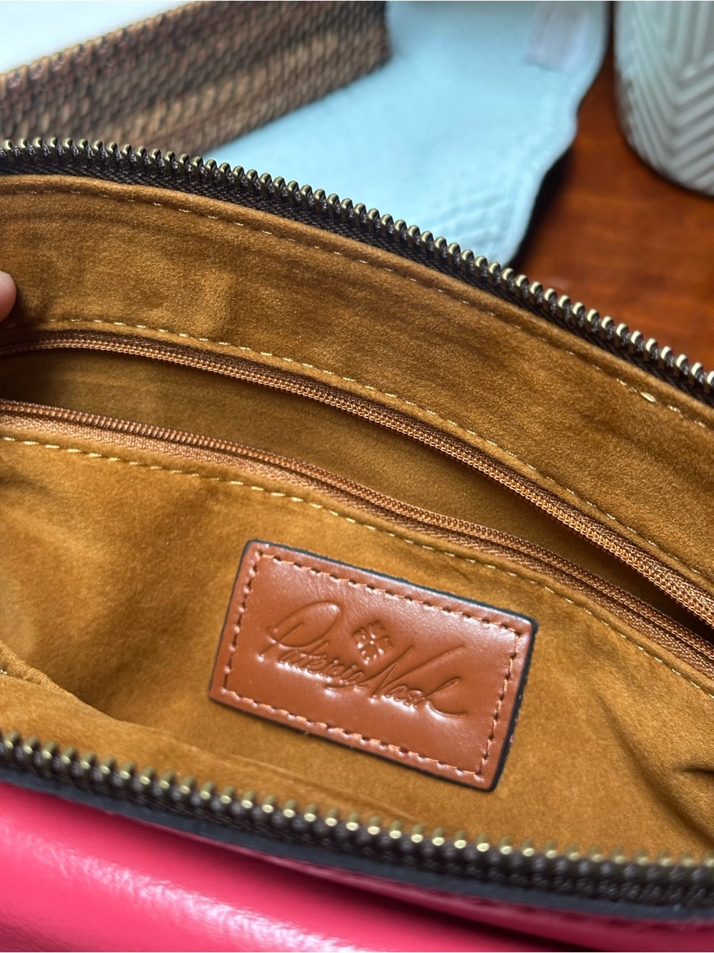NWT Patricia Nash Pink Leather Crossbody Bag - Picture 4 of 9